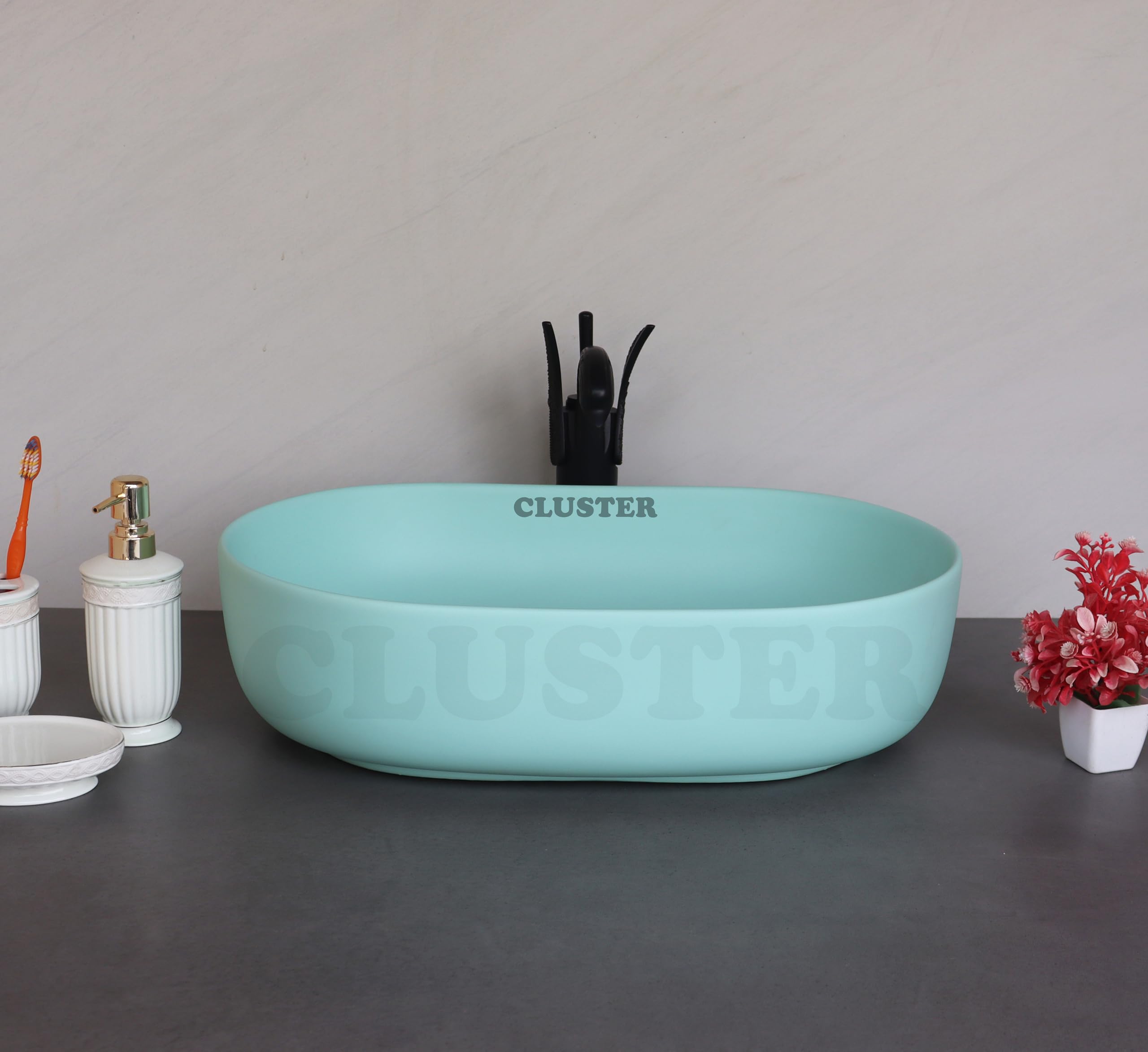 Cluster Designer Wash Basin - Ceramic Sink for Bathroom -5 Cluster Designer Wash Basin - Ceramic Sink for Bathroom -5