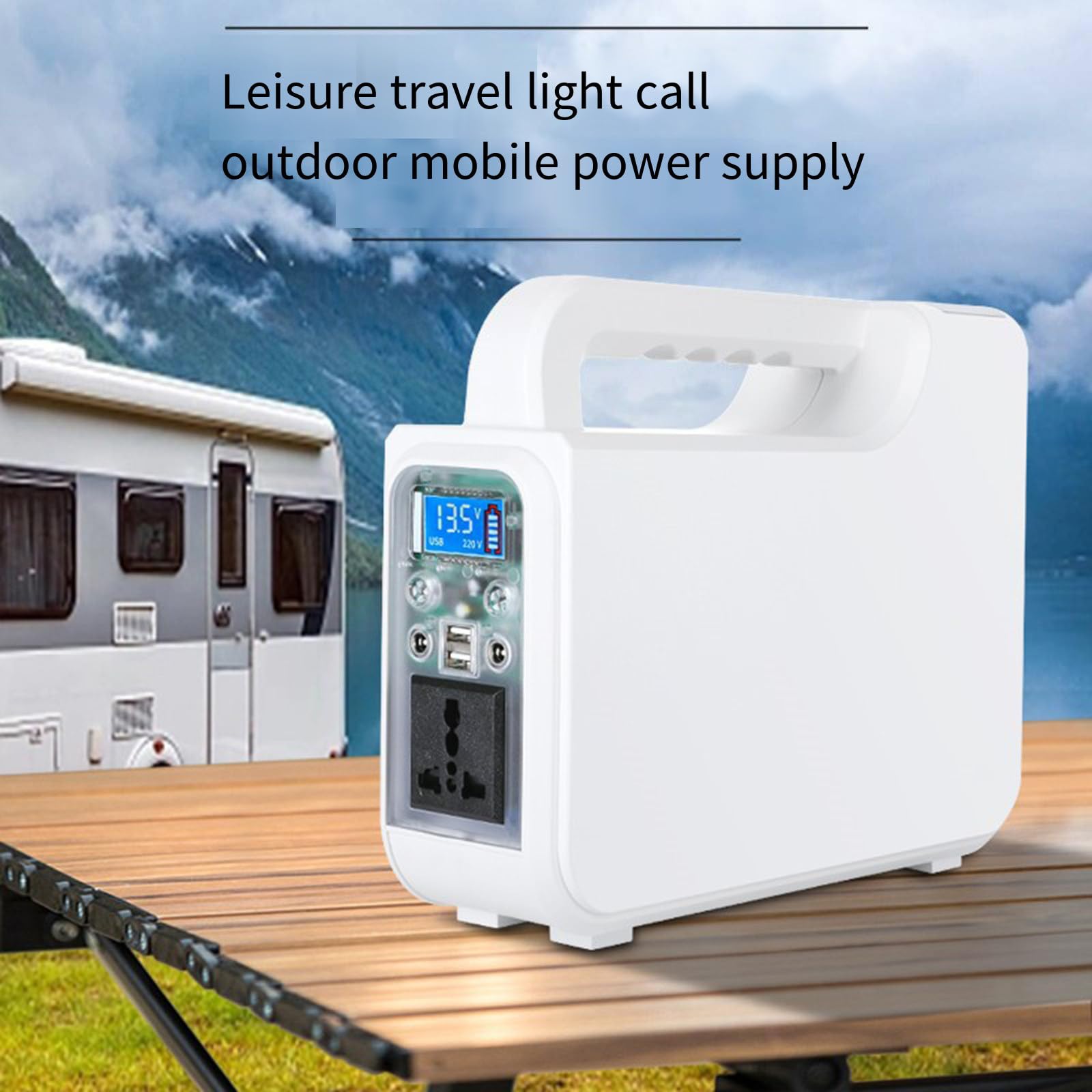 Alimentation de Secours Portable 220 V pour Camping, Voiture et Voyages en autonomie, 300 W, idéale pour Les activités de Plein air.
