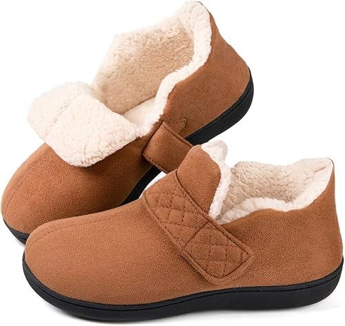 Zizor Zapatos de casa ajustables Ivy para mujer para interiores y exteriores