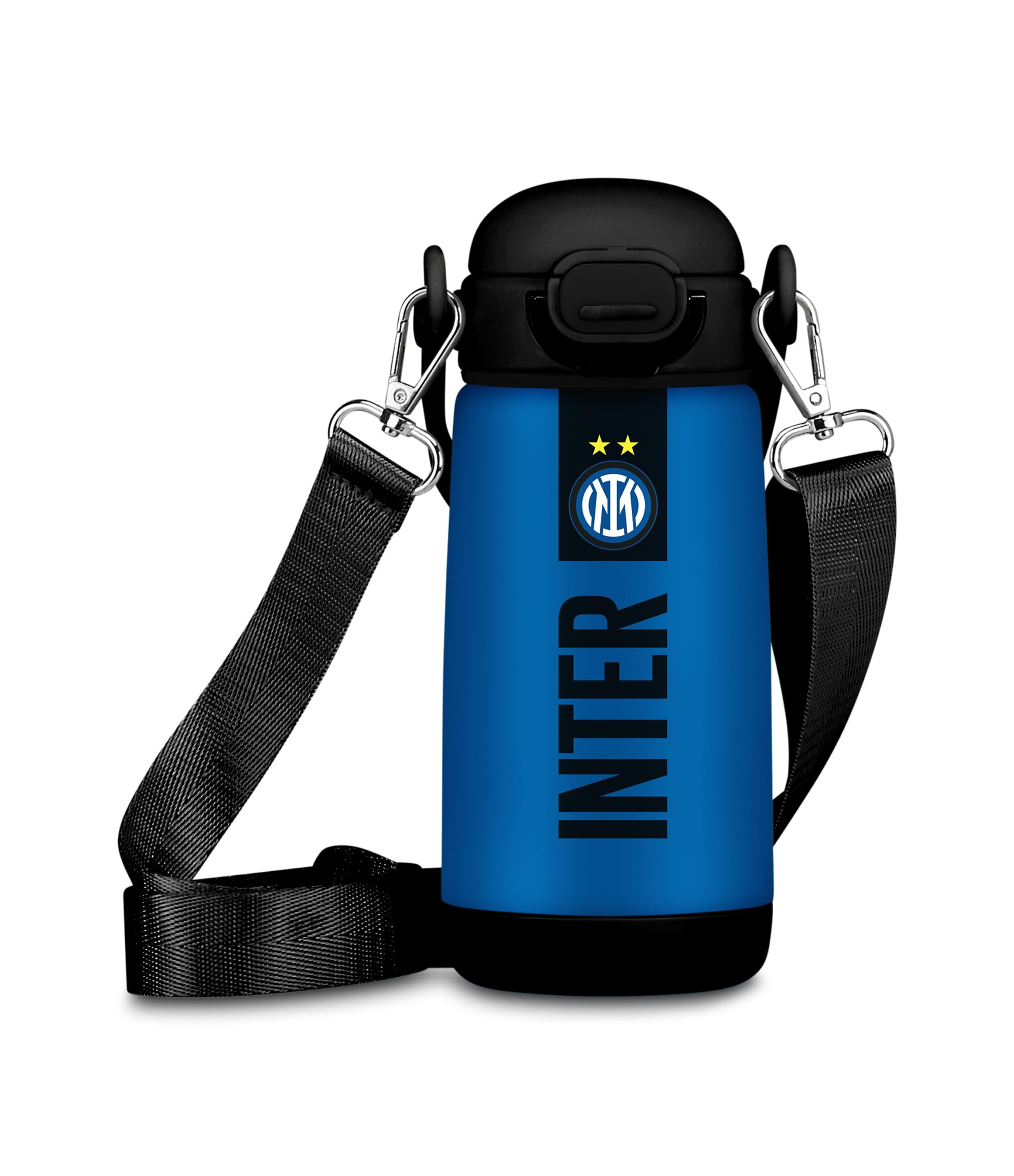 Bouteille d'eau bleue Seven Kid Inter gourde inox 400ml étanche pour l'école