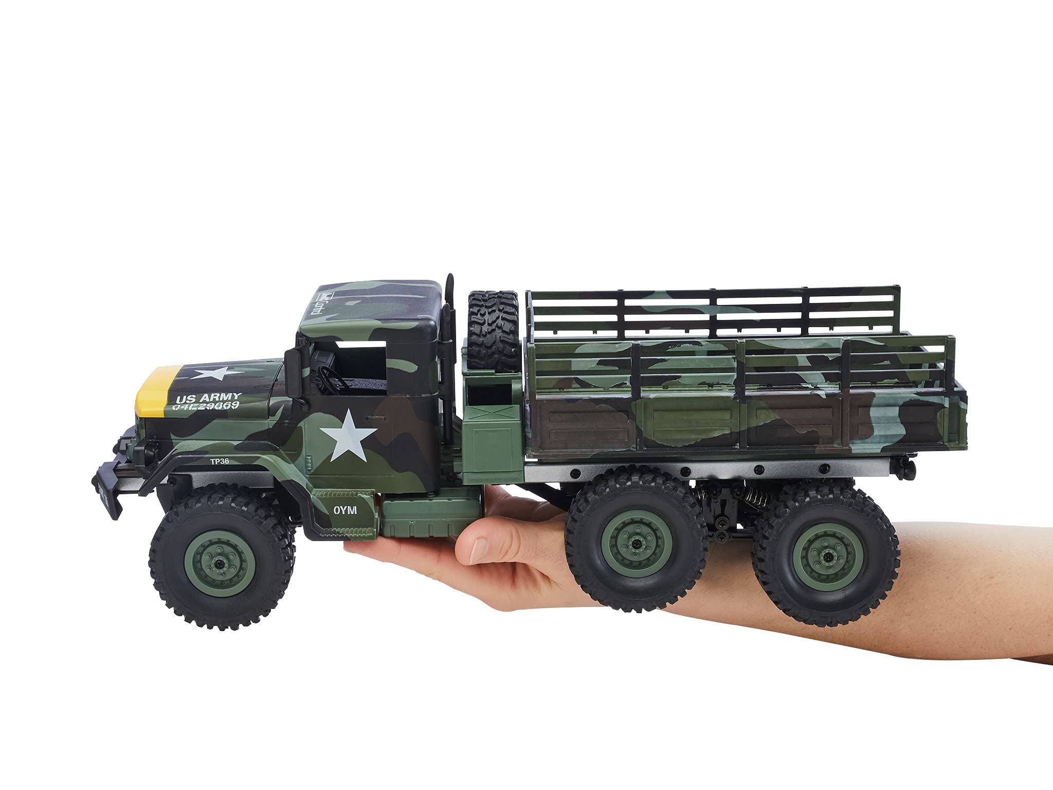Revell Control 24439 RC Crawler US Army Truck - Coche teledirigido, diseño de Camuflaje