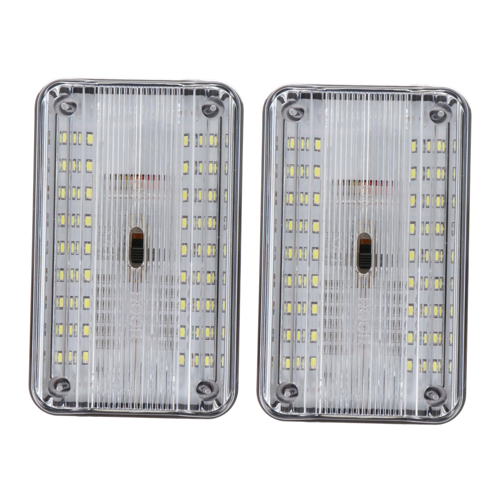 COOLHIYA 2 Pcs Car Reading Light Roof Lights Car Ceiling Lights Flush Auto Interior Lights Car Atmosphere Recessed Ceiling Lights Rv Interior Lights Light Bulb Door Lamp Led Car Lights Dome