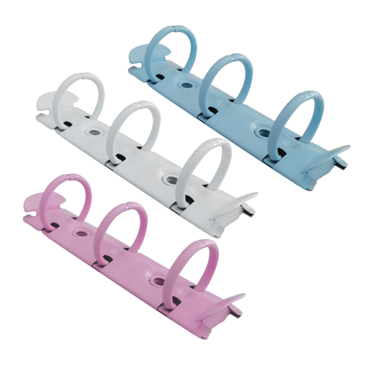 Amazon | Kisangel 3穴 バインダー 金具 3個セット ルーズリーフ