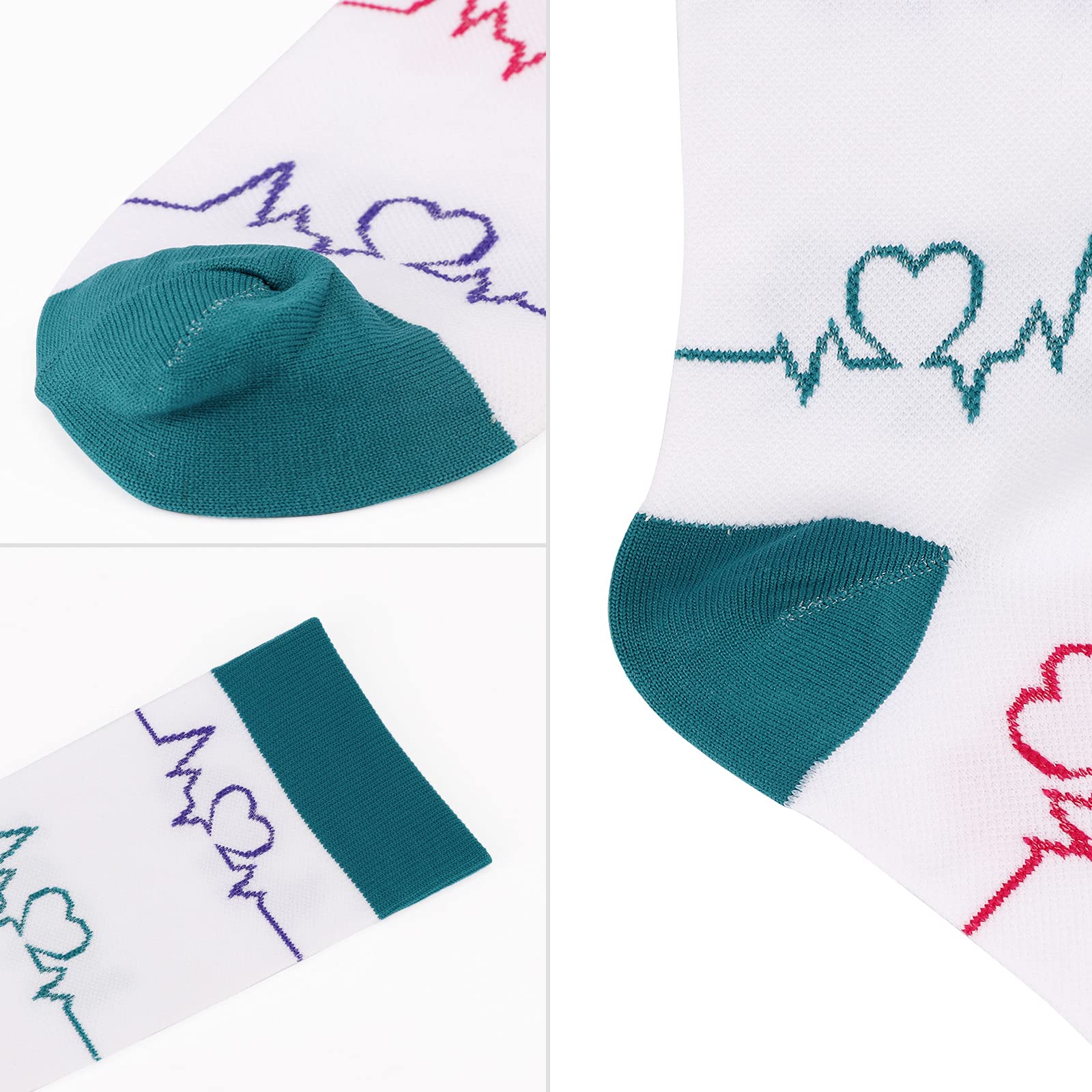 DRESHOW Calcetines de Compresión para Hombres y Mujeres Calcetines de Compresión es el Mejor para Running, Correr, Senderismo, Volar, Viajar