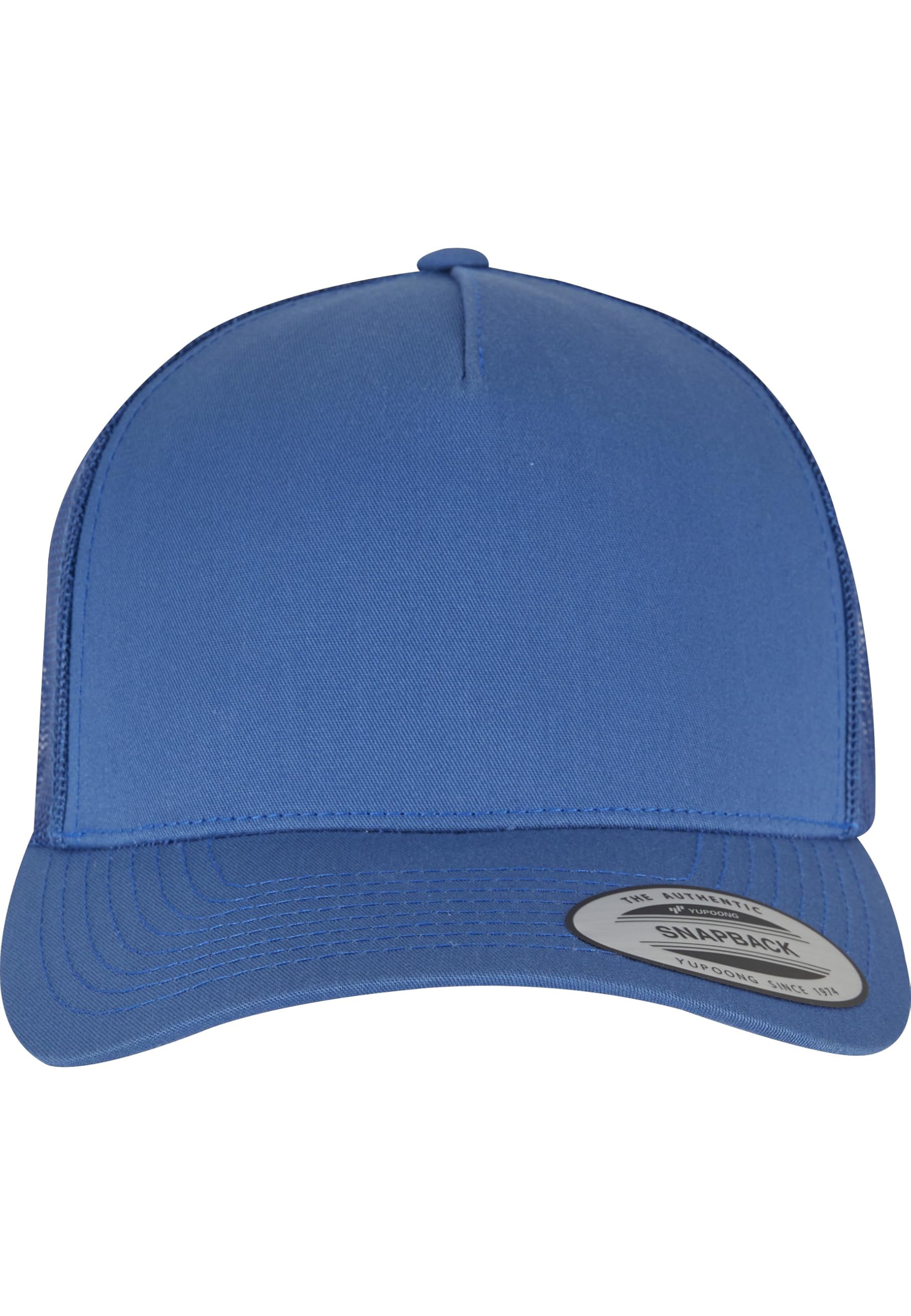 Flexfit 6506-5-panel Retro Trucker Cap Baseball, Dark Cobalt/Lobl, One Size
