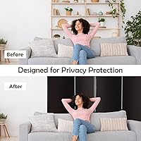 Vista 81 de GOFLAME Divisor de habitación plegable de 6 paneles, pantalla de privacidad enrollable de 6 pies con ruedas bloqueables, pantalla de partición