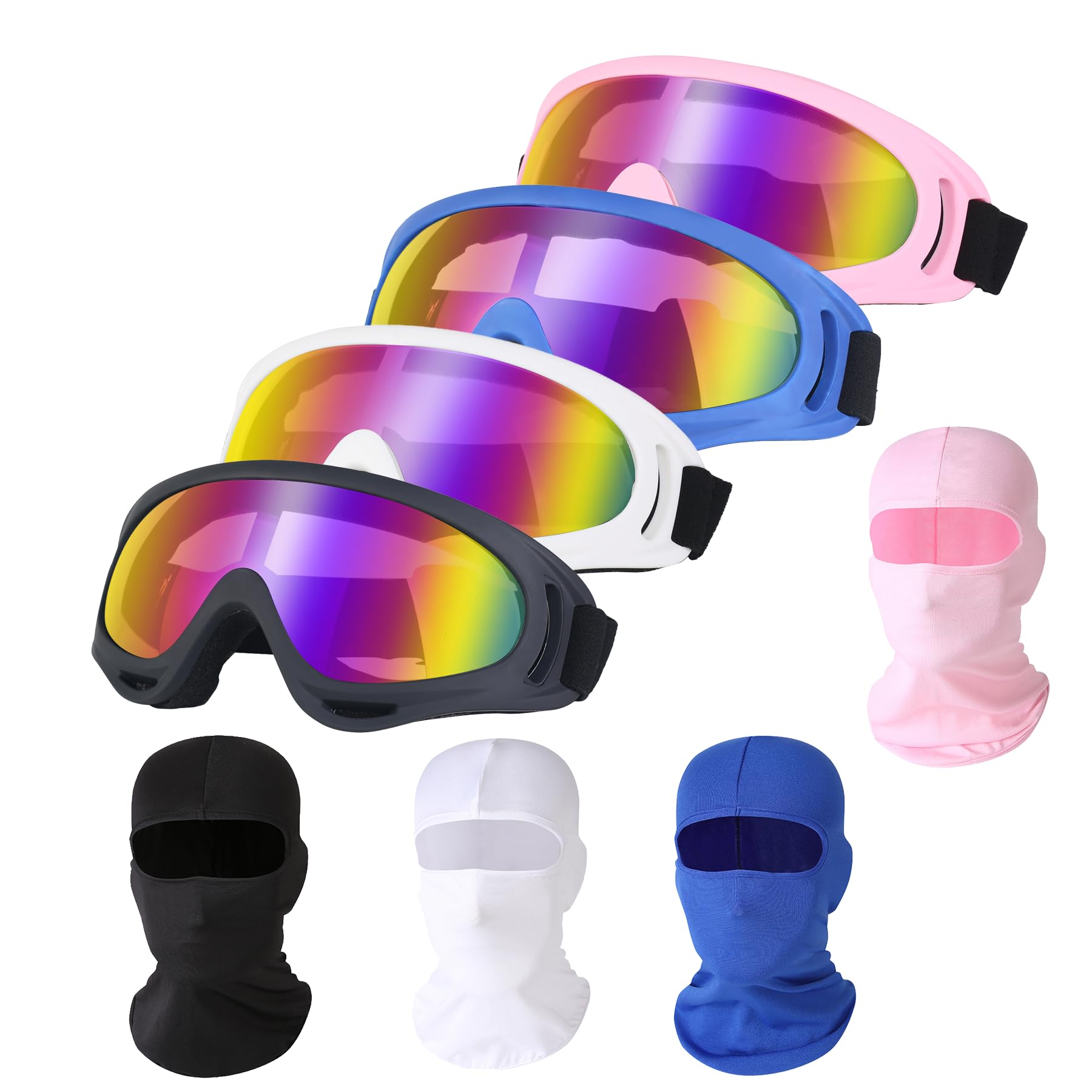 LJDJ Motorcycle Goggles with Balaclavas