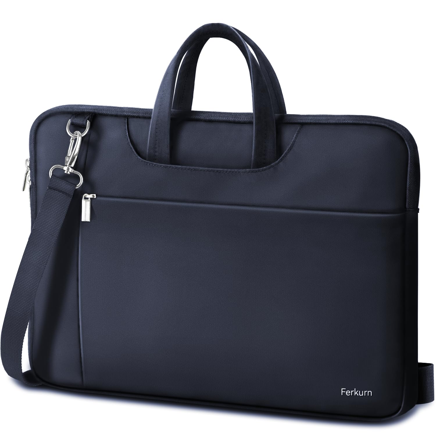 Ferkurn Laptop Case Bag for Women Men Briefcase Messenger Bag, 17 17.3 Inch