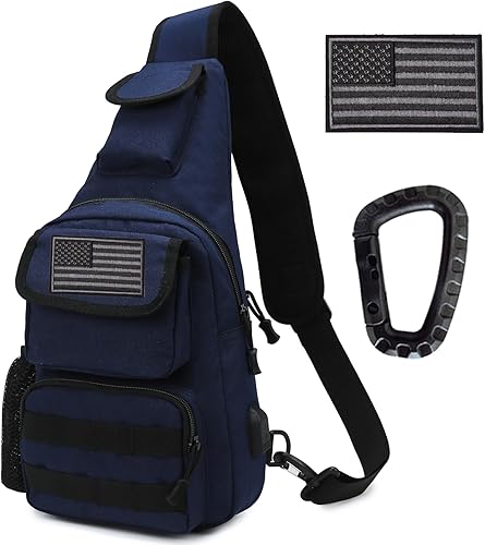 Miniatura 9 de Bolso táctico de hombro - Mochila militar Molle 1000D al aire libre Daypack, Verde, Moda