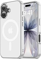 Vista 49 de Funda Magnética para iPhone Air Compatible con MagSafe Resistente a Caídas de 16 Pies Cubierta Trasera con Sensación de Piel Mate a Prueba de Golpes