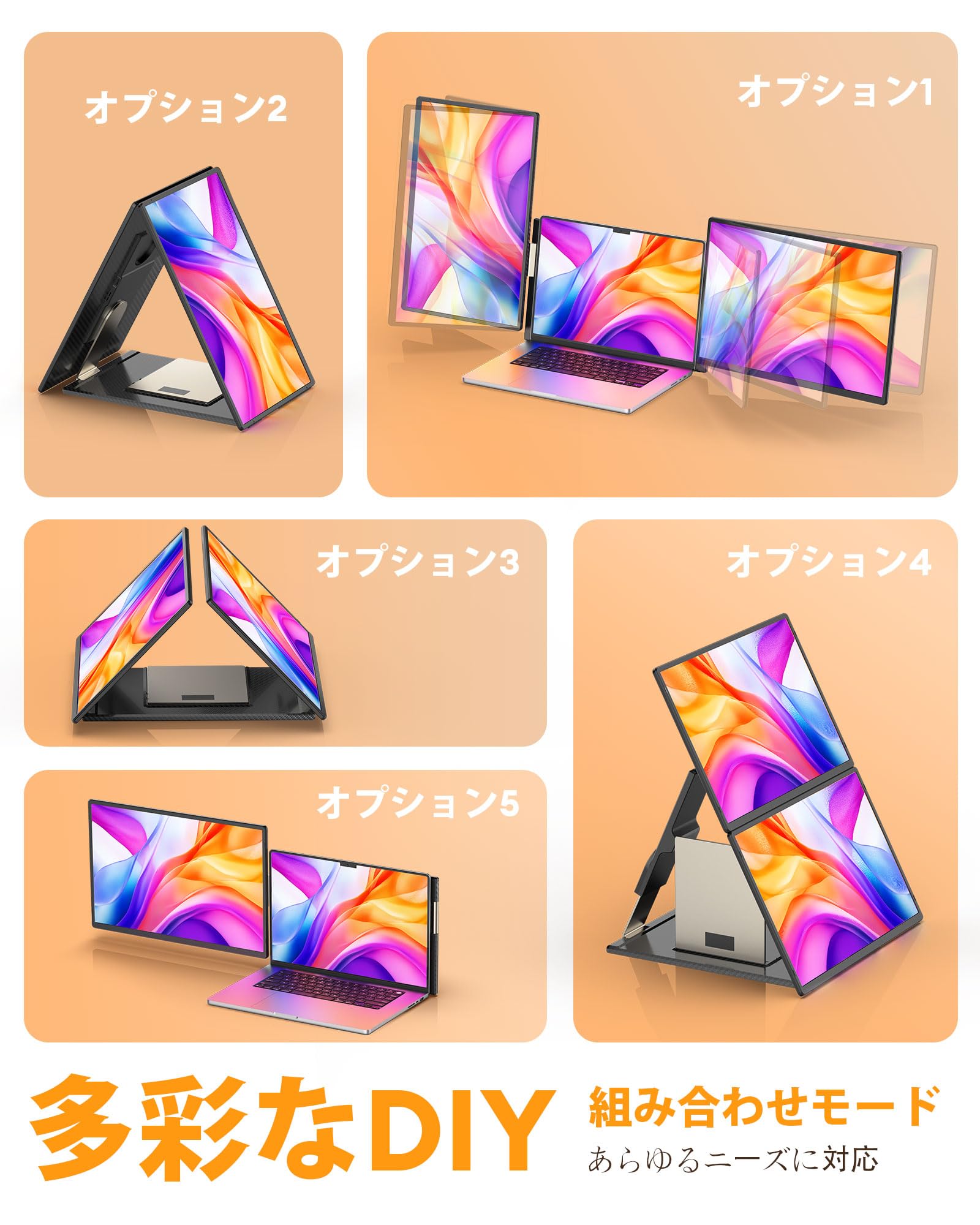 【NGTecoモバイルモニター】開封済み・未使用品／16インチ高精細ディスプレイ Amazon | モバイルモニター 16インチ 1920×1200 モバイル
