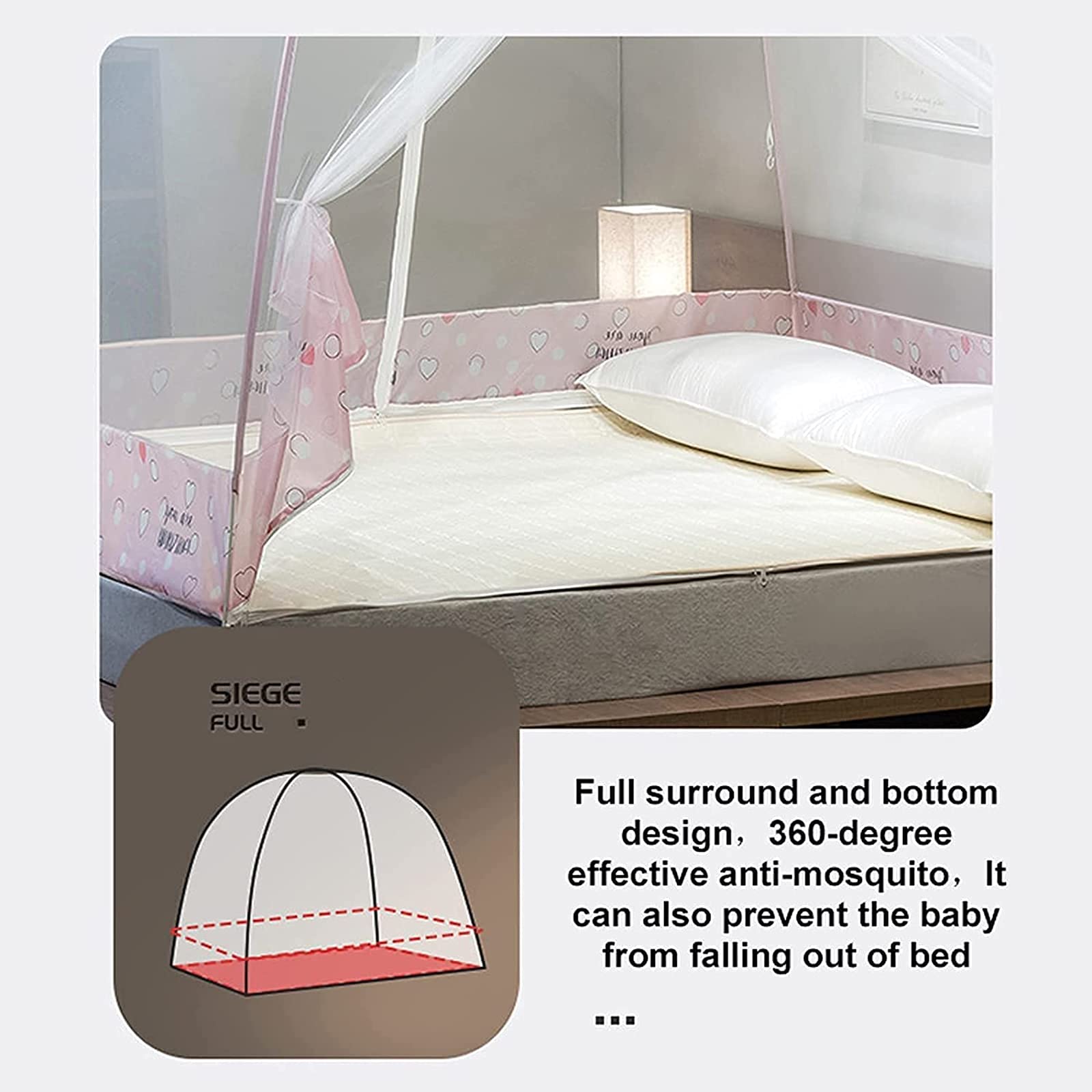 O'DADDY Klamboe 2 Persoons In Tent Vorm - 180x200x150 - Rits En Popup 2 349151