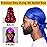 Silky Durags for Men Wave Pomade Strong Hold Easy Wash 360 Wave Training Hair Cream, Waves Grease for Men Promotes Layered Waves Silky Satin Durag Extra Long Tails Wave Brushe Silky Durag Wave Cap Set