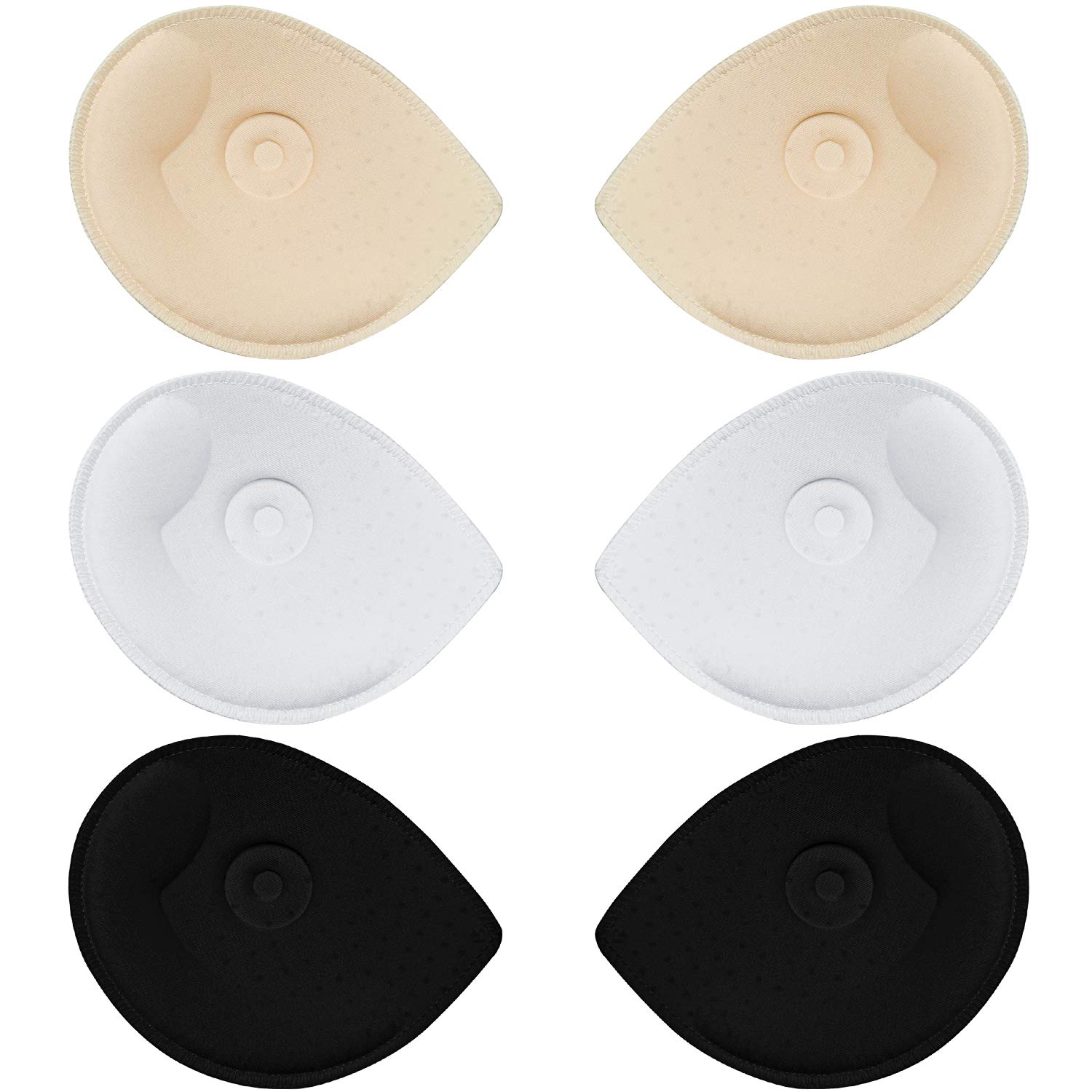 TopBine Bra Pads Inserts Women's Sports Cups Bra Replacement Insert for Bikini Swimsuit (M)