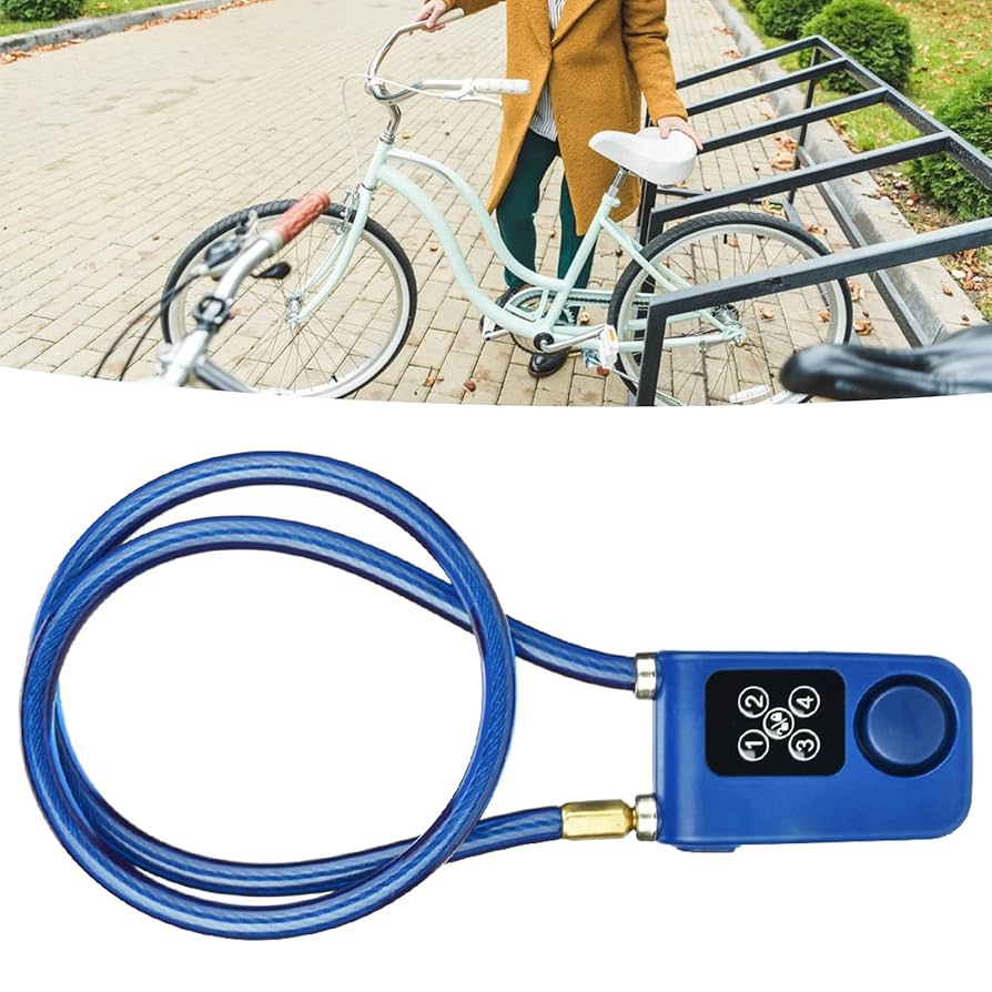 Amazon.com: Bike Lock, Alarm Bike Lock, Anti Theft Chain