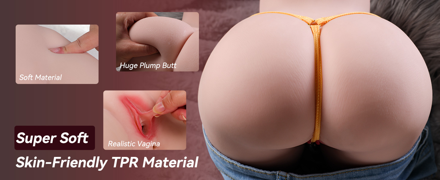 Amazon.com: Realistic Sex Doll Lifelike Female Big Fat Butt Dual Channel  Buttocks Ass & Pussy Adult Sex Toys for Men,Built-in Sturdy Skeleton Torso  Male Masturbator Mens Sex Toy Deeper Vagina & Tight