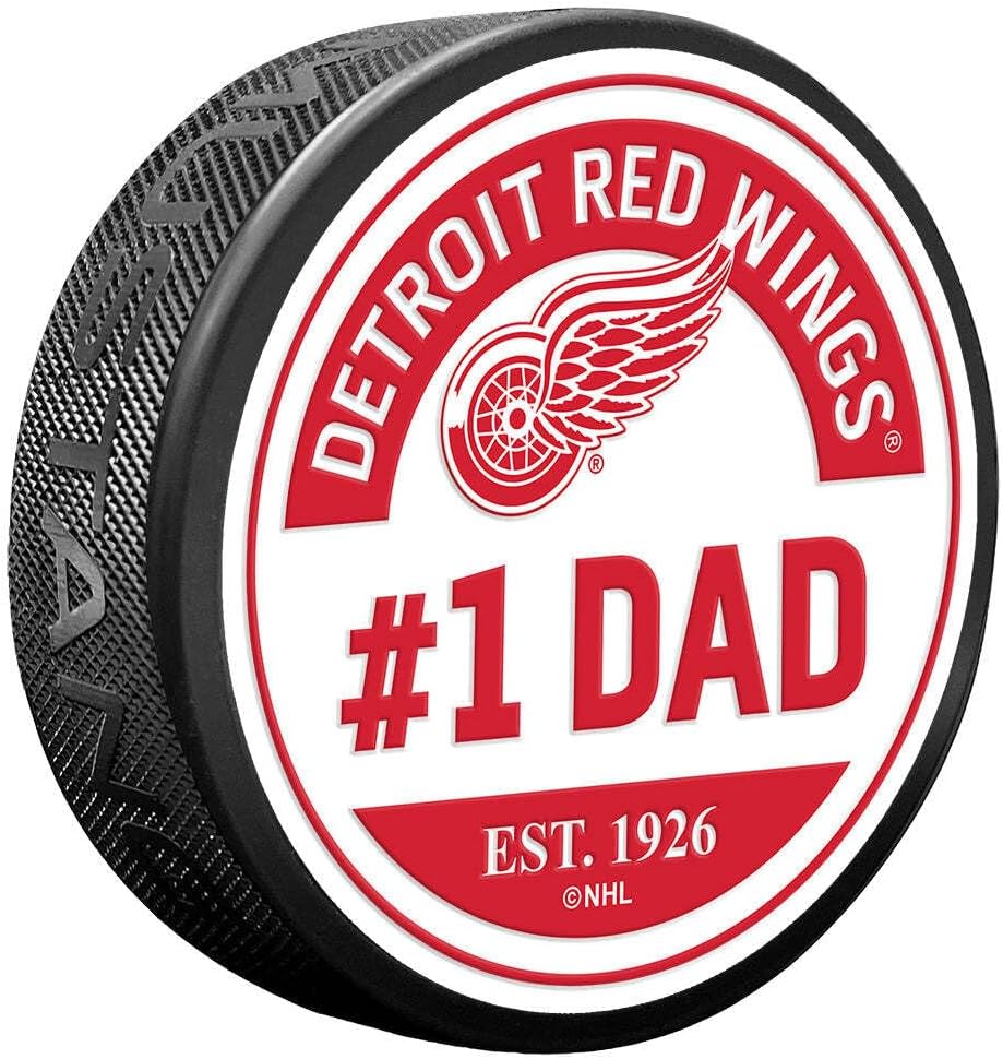Sports Decor #1 Dad Textured Puck