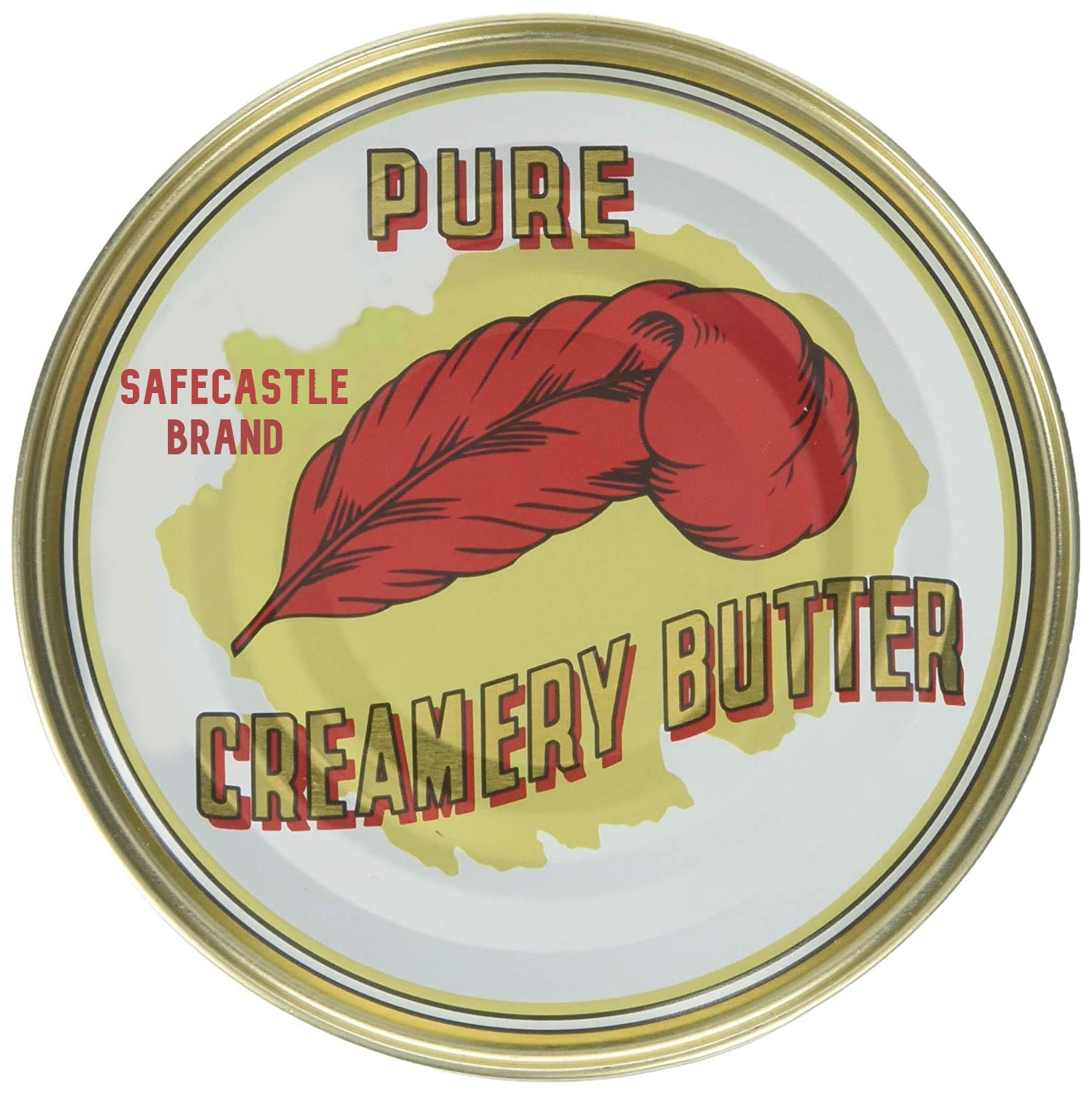 SAFECASTLE Red Feather Canned Butter Real Canned Butter