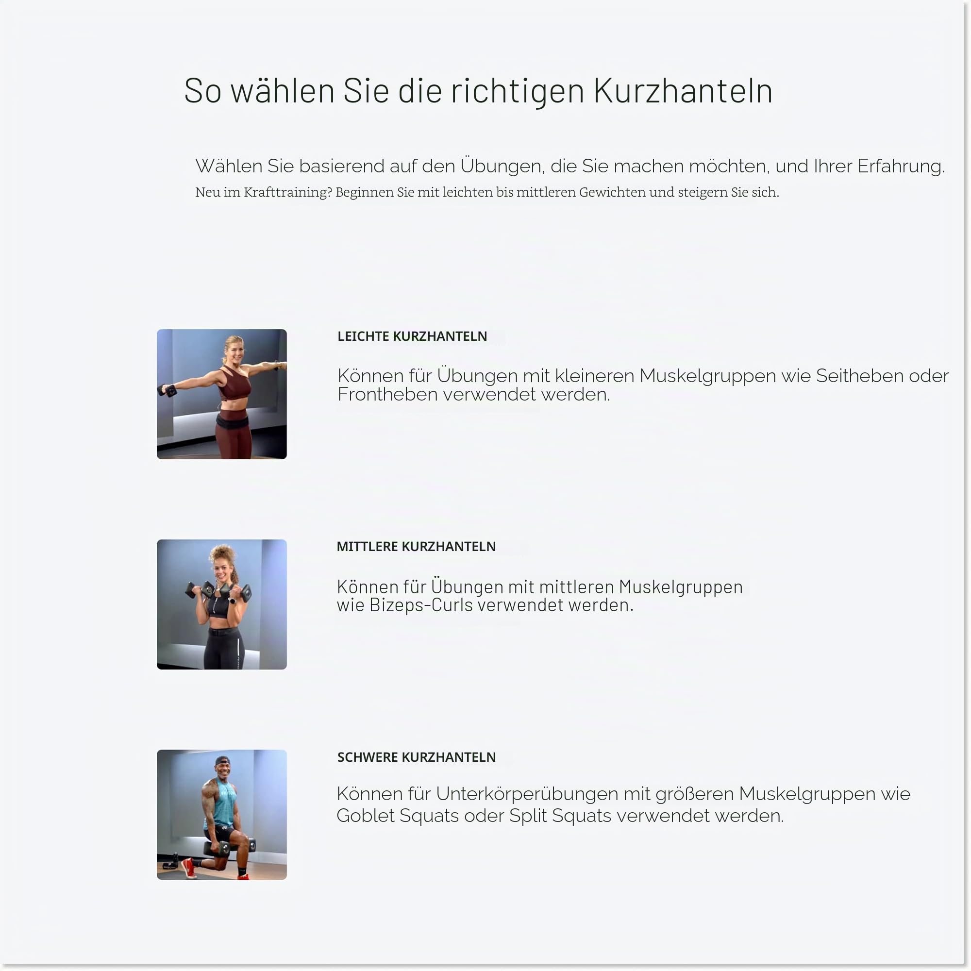 Peloton Hanteln, 2,3 kg-16,6 kg, 2er Set, für Männer und Frauen, ergonomischer und rutschfester Griff, Kurzhanteln, Krafttraining, Workout