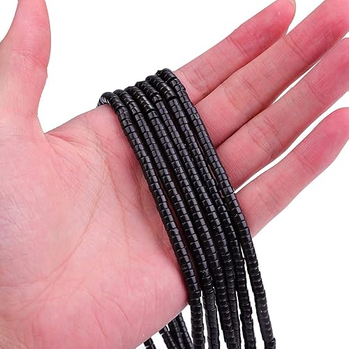 Miniatura 192 de Cuentas espaciadoras de jaspe marrón natural, cuentas sueltas de disco Rondelle, cuentas sueltas para hacer joyas, 0.157 in x 0.079 in, 15.0 in