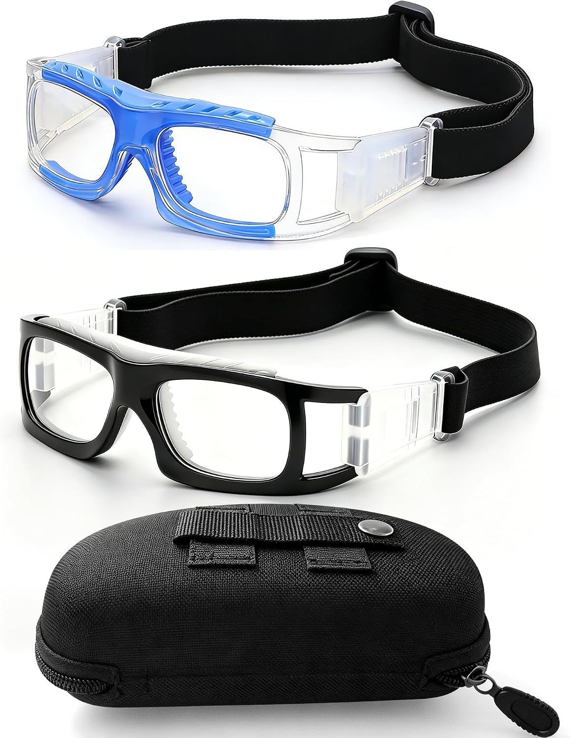 BXYO Sport Goggles Glasses Squash & Racquetball Goggles Basketball Glasses Adjustable Strap Resistant Impact