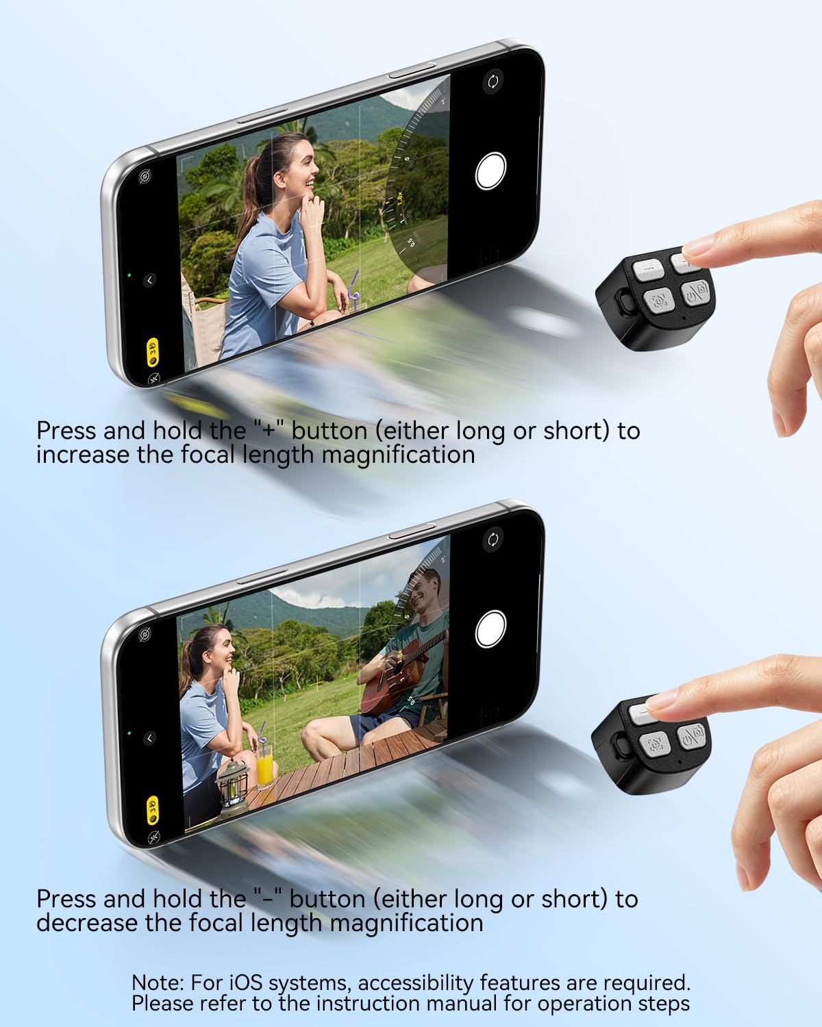 CloudValley Treppiede Selfie Stick Magnetico Mini con 2 Luci | Treppiede Telefono 4 in 1 Tasca, Rotazione 360°, Telecomando Bluetooth con Zoom Rimovibile, per iPhone Android Vlog Video