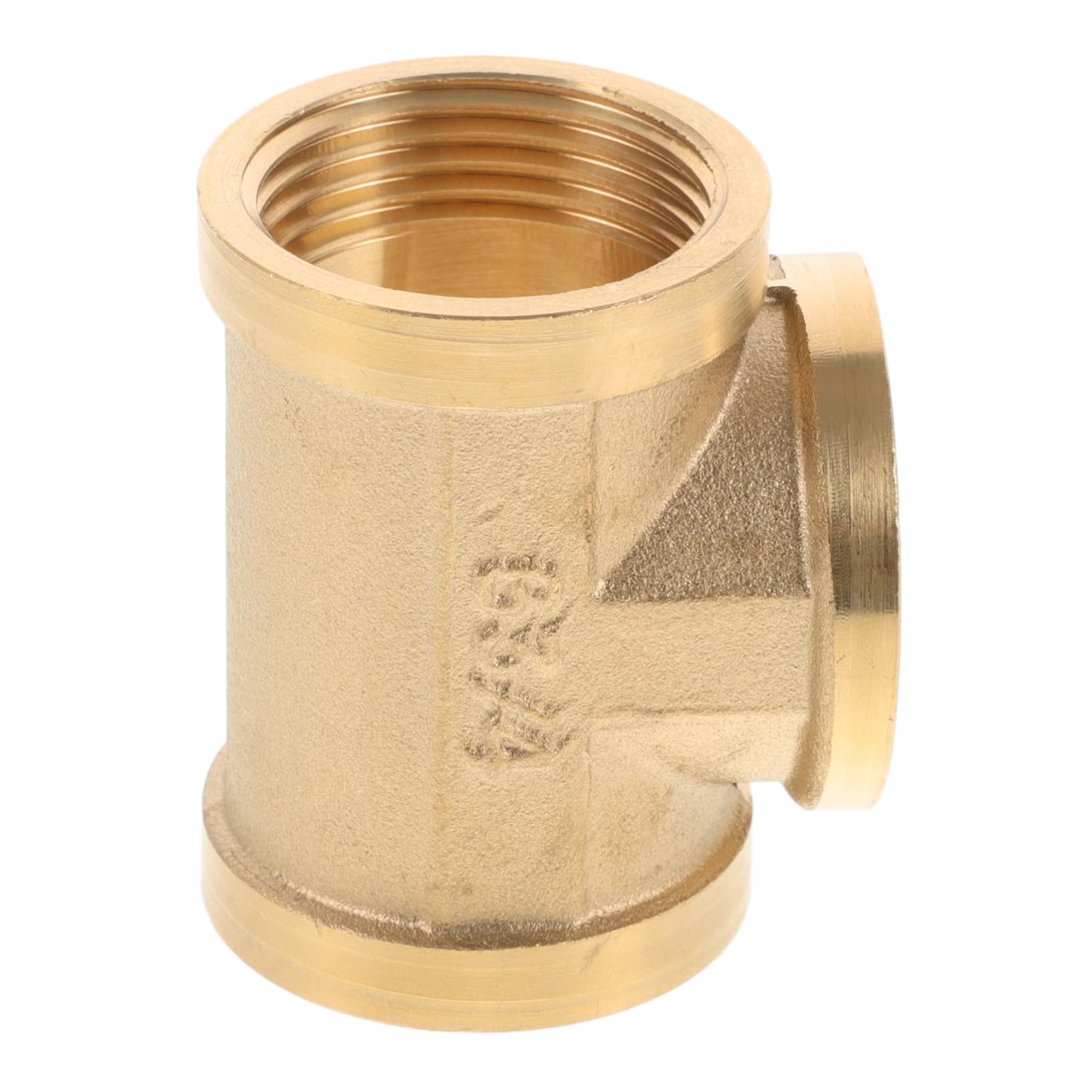 GRIRIW Tee Pipe Fitting Part for Industry Copper Tee Pipe 6mm Copper Three Way Fitting Easy Install Versatile for DIY Projects
