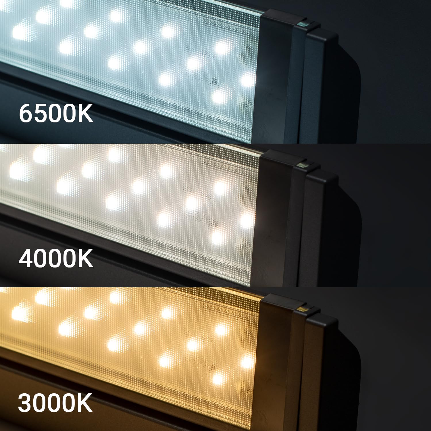 Rolux LED Unterbauleuchte 15W CCT 3000K~6500K Anbauleuchte Aluminium, 15 watts, silber, 91,3 x 8,5 x 3,5 cm