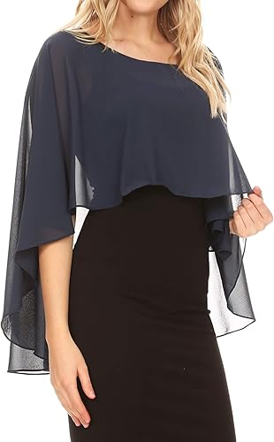 Miniatura 3 de Sakkas Anya - Capa de gasa suave para mujer, para boda, dama de honor, novia, bolero