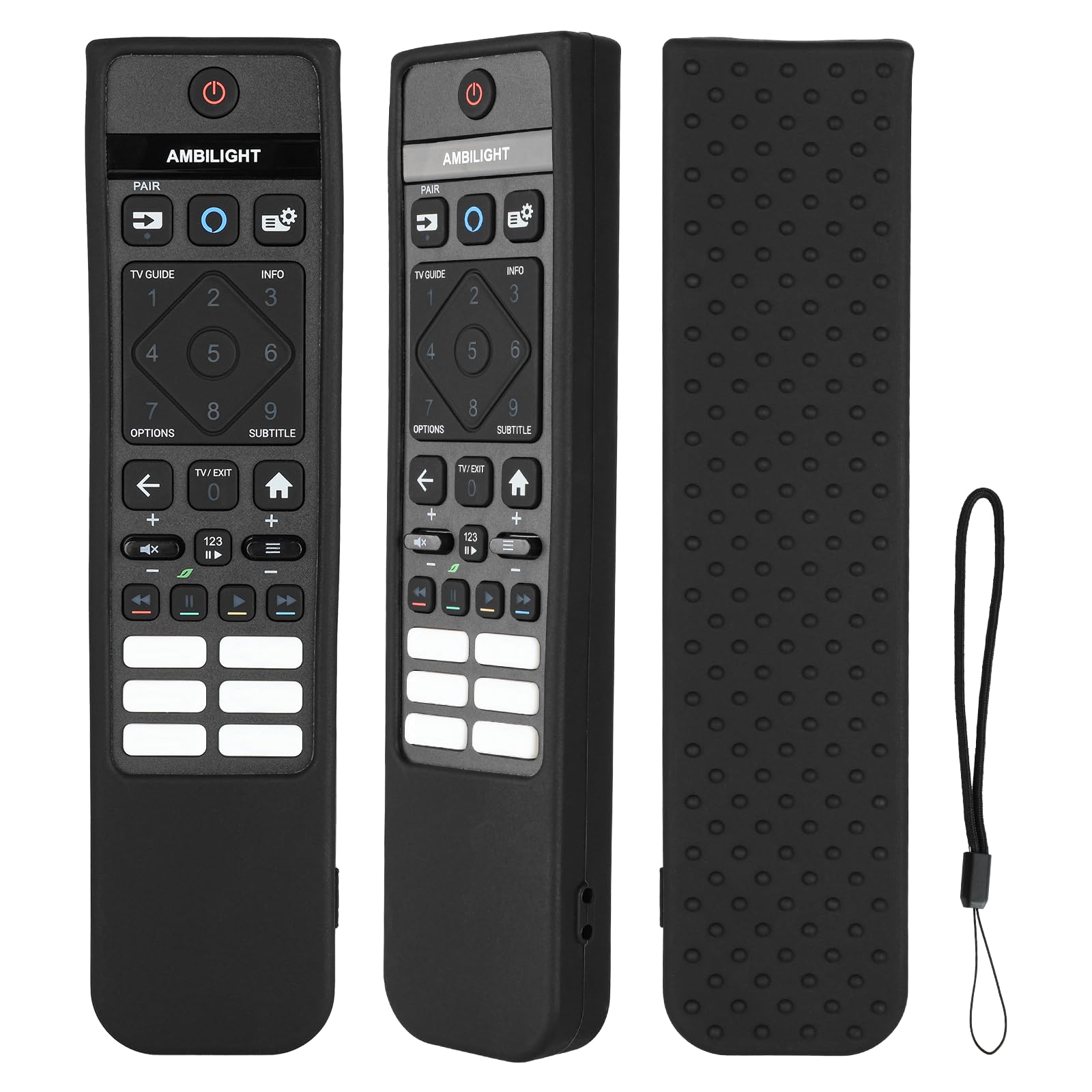 ciciglow TV Afstandsbediening Cover, Anti-shock Siliconen Afstandsbediening Case Anti-drop