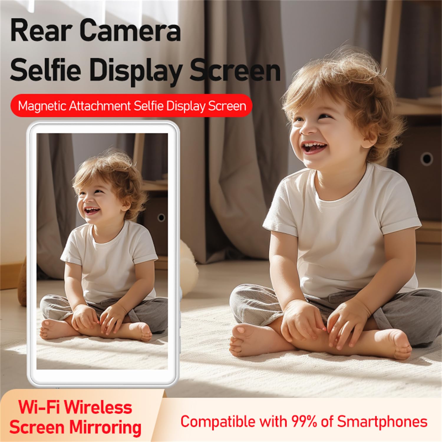 CatXQ onitor Selfie iPhone y Android – Pantalla agnética para Cáara CatXQ onitor Selfie iPhone y Android – Pantalla agnética para Cáara