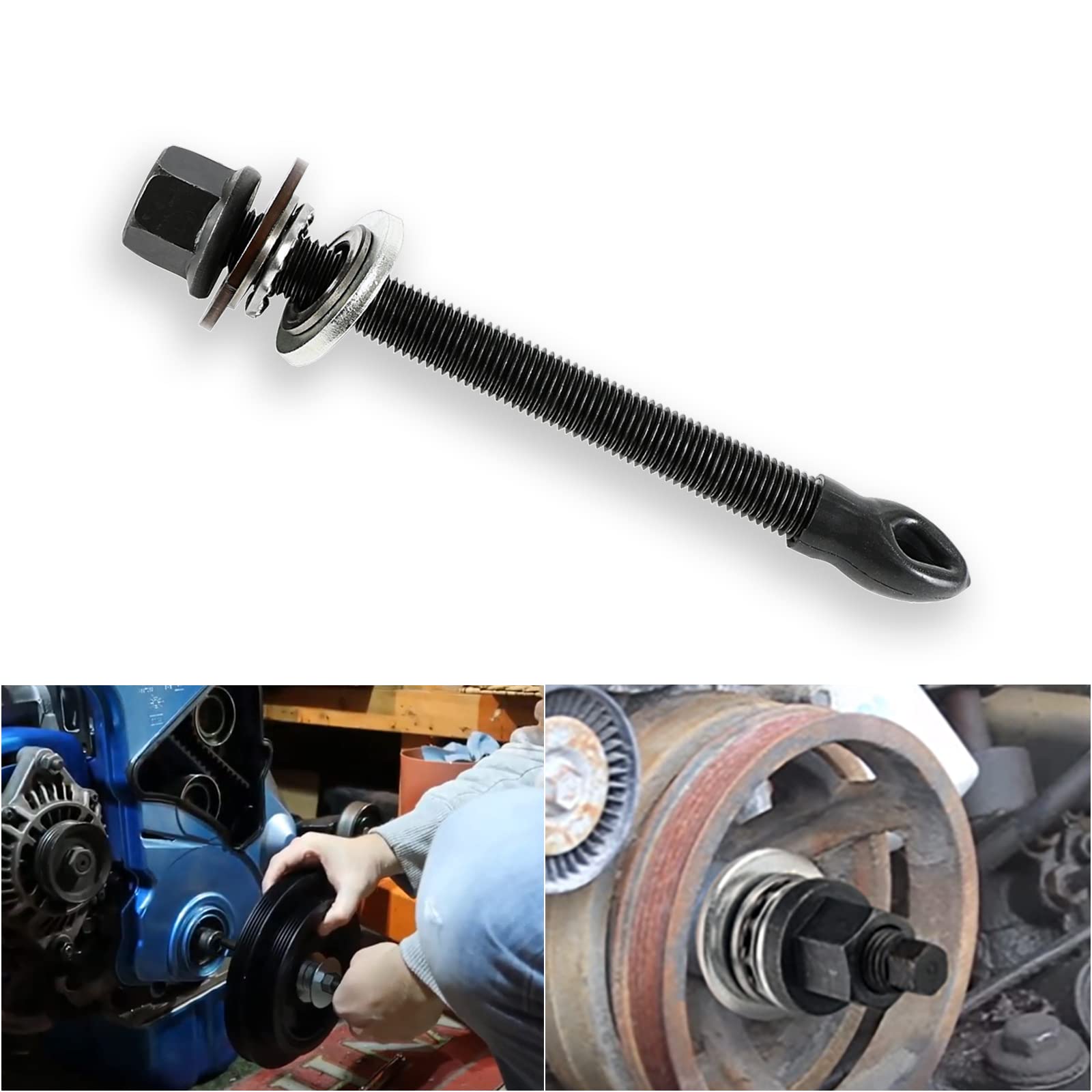 LS LT Pro Harmonic Balancer Installation Tool,Compatible with GM 1997-Current V8 LS1 LSX LS3 Vortec 5.3L 4.8L 5.7L 6.0L 6.2L LQ4 L76 LT1 LT4,Crank Pulley Install with Thrust Bearing and Hex Wrench