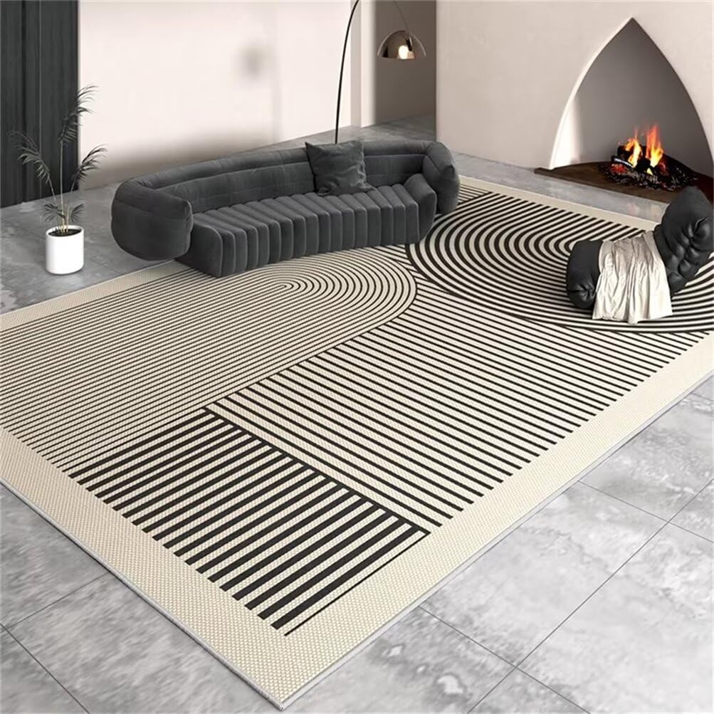 Tapis de couloir 200x200cm moquette pas cher rayé