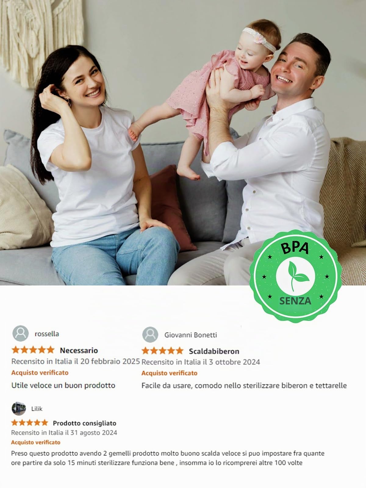Scaldabiberon Riscaldamento rapido 10-in-1, Scaldabiberon Scaldabaschette per bambini, Scaldabiberon Elettrico Display a LED per Biberon Temperatura Scaldalatte Formula Riscaldamento Pappe Casa