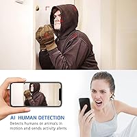 Vista 5 de 【Gratis 32G】 Cámara inalámbrica más pequeña, cámara de seguridad WiFi HD1080P, monitor de bebé, mini cámara, cámara de niñera