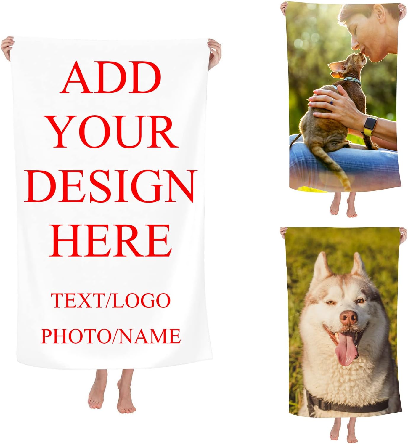 Custom Beach Towels Personalized Towels Your Design Here