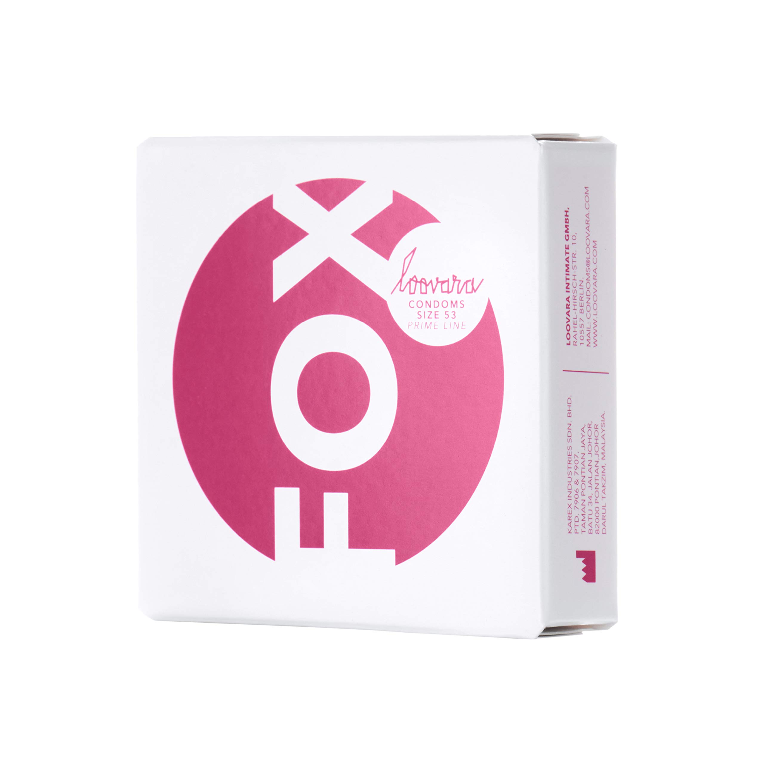 Buy Loovara 3 Individual Sized Condoms Extra Safe Condom Size 53
