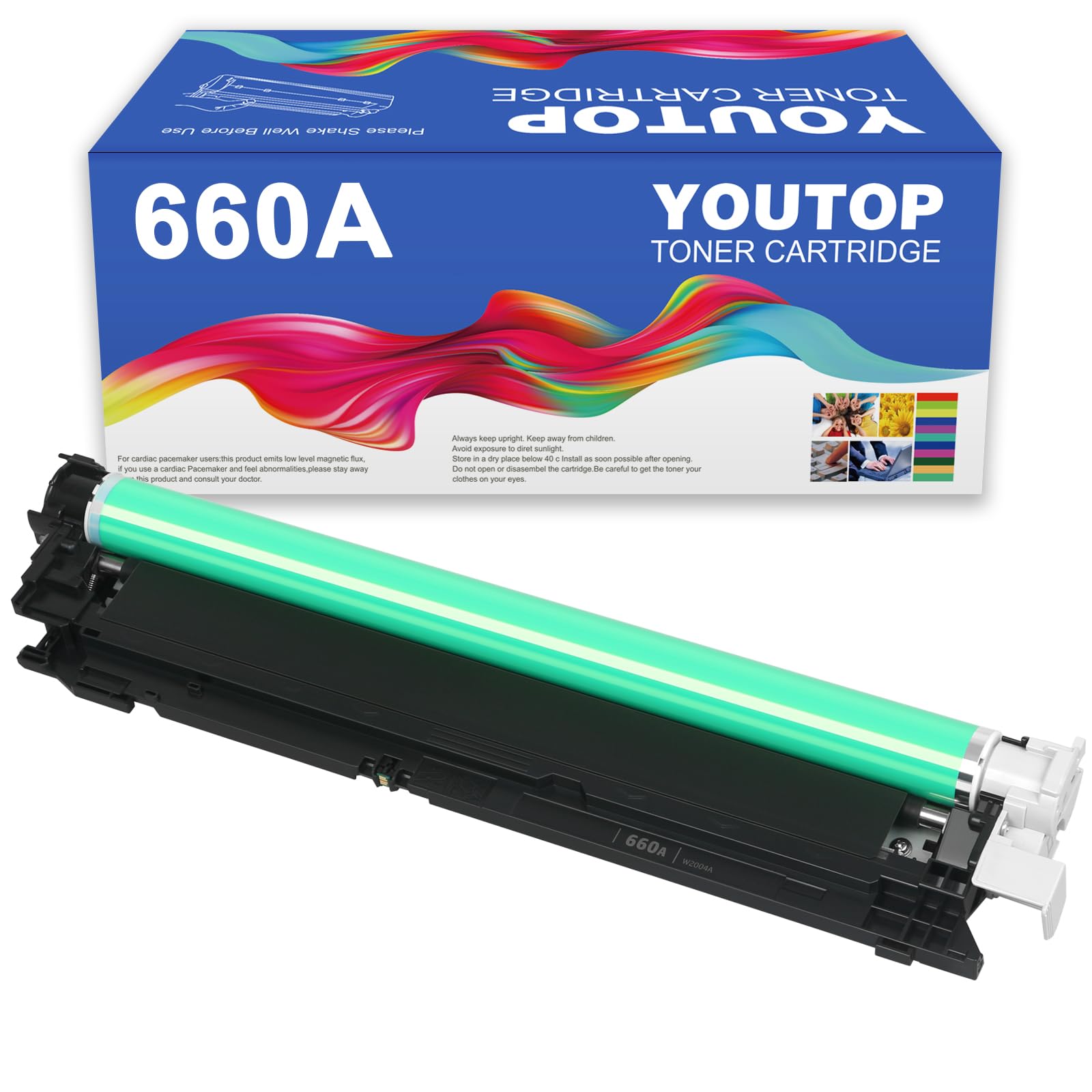 Remanufactured W2004A 660A Drum Unit Black 660A Imaging Unit Replacement for HP Color Enterprise M751n M751dn M856dn M856x MFP M776dn M776z M776zs Printer