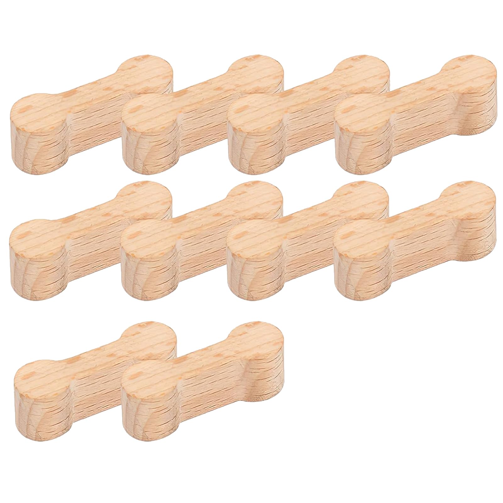 Accessoire De Voie Ferrée en Bois Accessoires,Coffret D'Extension De Rails pour Circuit Train Bois,Lot de 10 Connecteurs Universels en Bois,Connecteur de Voie Ferrée Brio