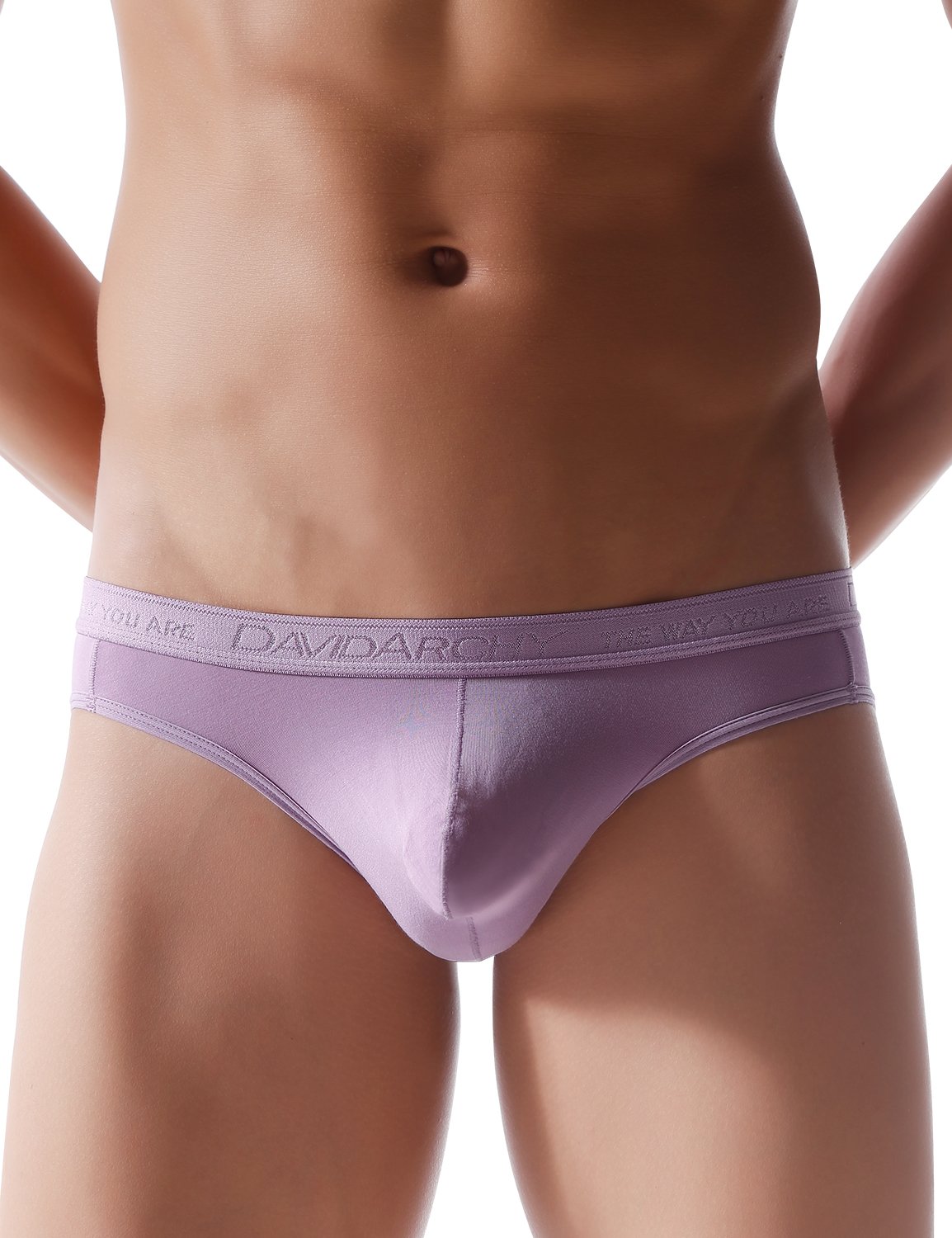 DAVID ARCHY Men's Wide Waistband Micro Modal Bikinis