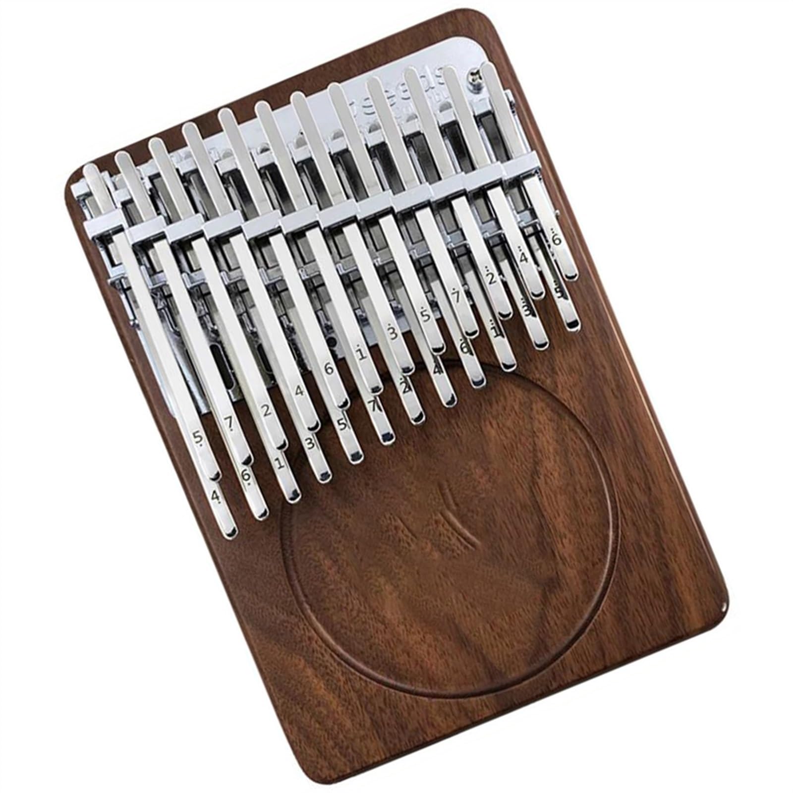 Kalimba Musical Instruments 24 Key Kalimba C Tone Black Walnut Double Layer Thumb Piano Professional Kalimba Musical Instrument Beginners