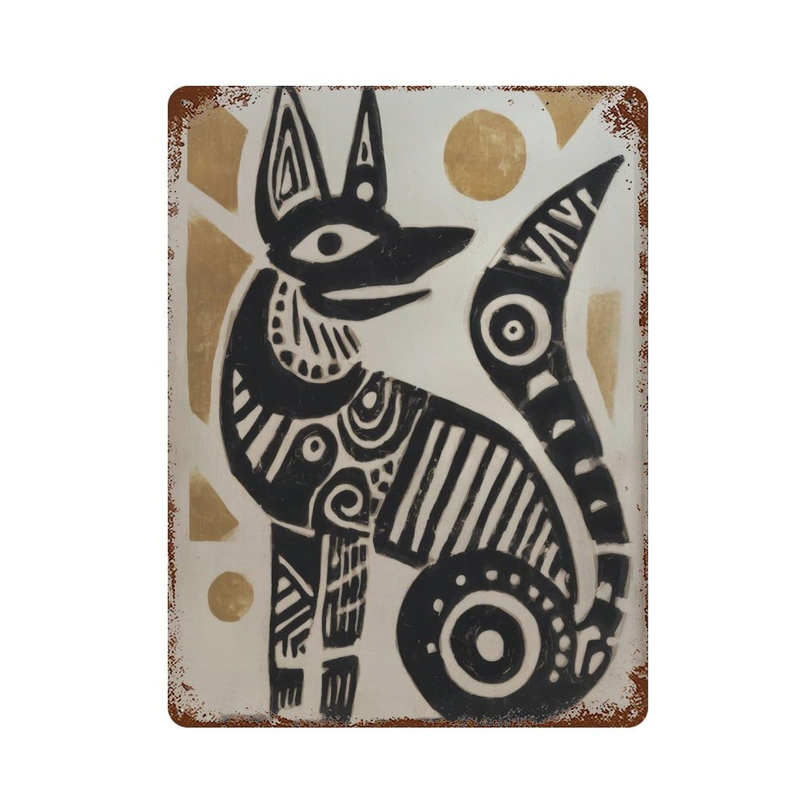 xiaoxiaoshen Traditional Mexican Cat3 Wall Decor Art Metal Tin Poster Modern Home Decor Art Home Bar Shop Decorations Vintage Sign 40x30cm