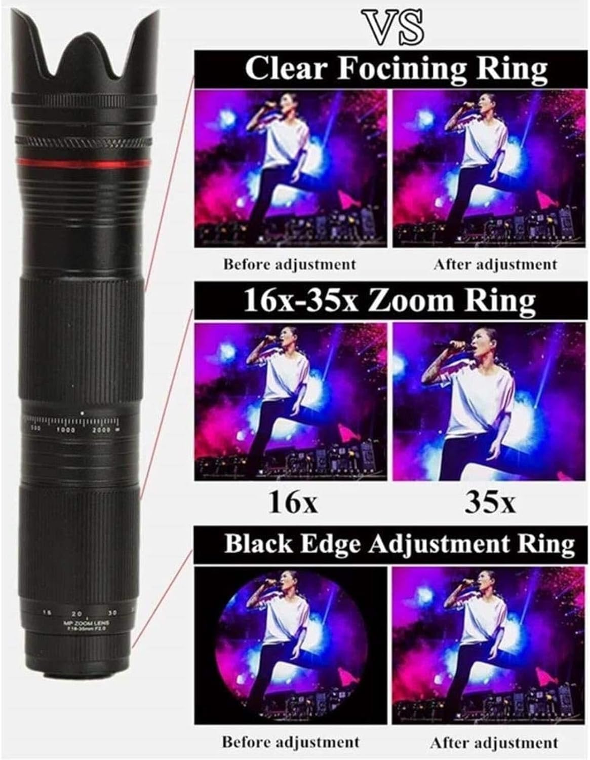 Army Green 8X22 HD High Power Binoculars, Compact Portable Telescope for Outdoor Use, Monocular for Bird Watching, Landscape Viewing, and Travel