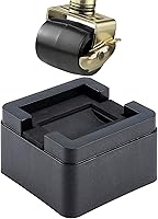 Vista 10 de BTSD-home Elevadores de cama resistentes de 2 pulgadas, elevadores de cama ajustables de 4 pulgadas, se adaptan a todas las ruedas de muebles, sofás