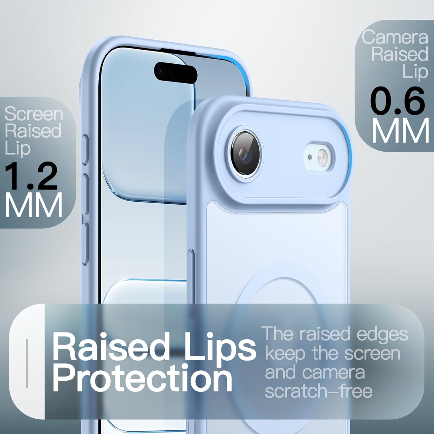 جيتك جراب مغناطيسي لموبايل ايفون اير متوافق مع ماج سيف، غطاء ج... - view 7