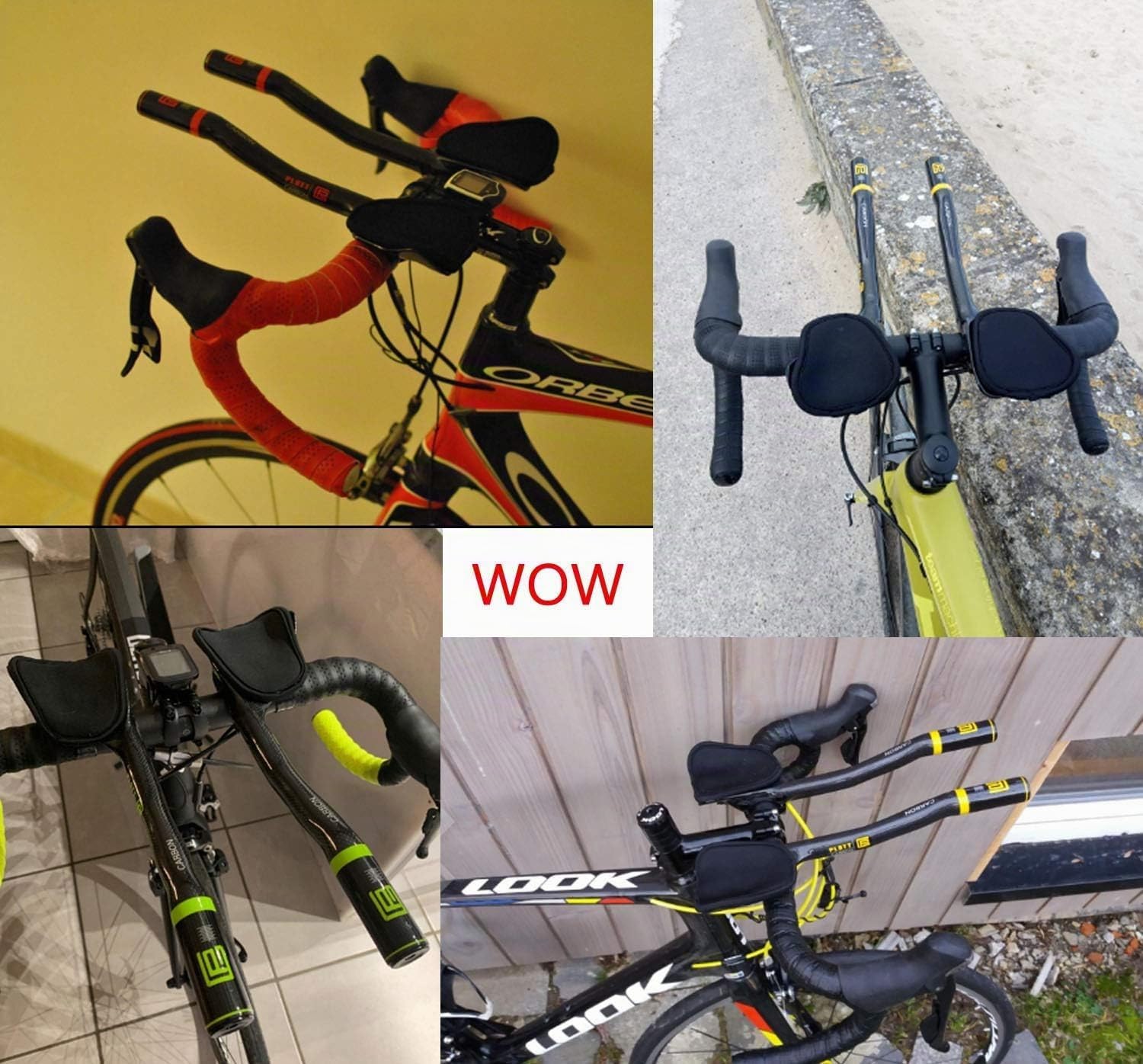 PLATT Fahrradlenker 31,8 Carbonlenker Renn/Triathlonlenker Aerobar Lenkeraufsatz Tri Bar, 3K Glossy
