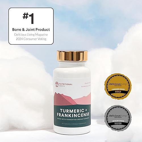 Miniatura 5 de Cúrcuma india + incienso - Con 95% de curcuminoides, curcumina longa, boswellia serrata y pimienta negra - Apoya la salud de las articulaciones -