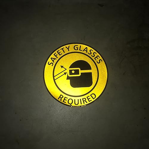 Vista 21 de TRADESAFE Adhesivo antideslizante para el suelo del área del casco español – Señal de precaución del Área de USO De Cascos, letrero de vinilo