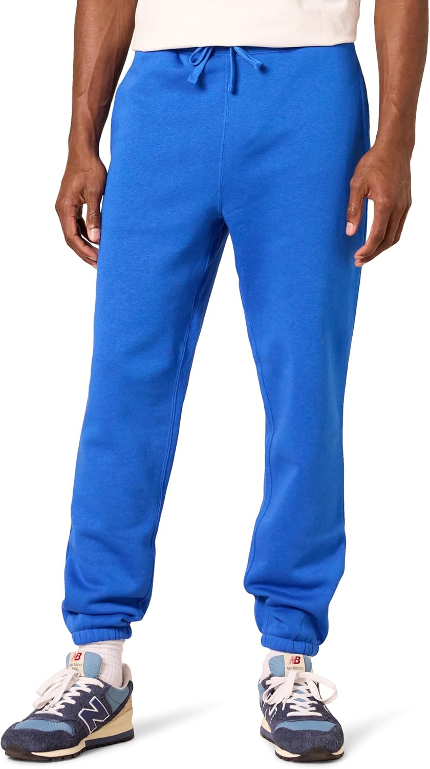 Amazon Essentials Relaxed-Fit Sweatpants for Men – Closed-Bottom, Big & Tall Options Amazon Essentials Relaxed-Fit Sweatpants for Men – Closed-Bottom, Big & Tall Options