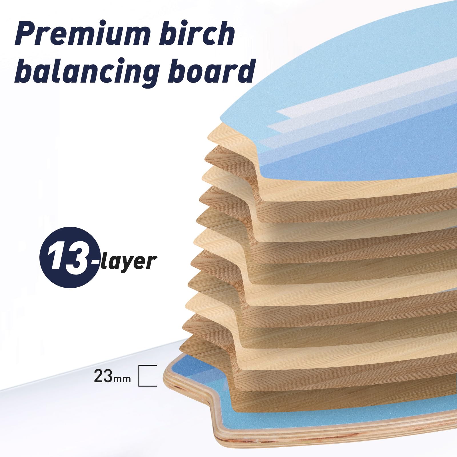 Leogreen Balance Board, tavola oscillante per skateboard, surf